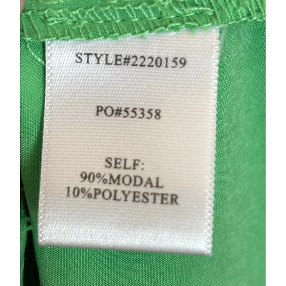 Anthropologie Current Air Green 2 Piece Cropped Jacket Wide Leg Pants M 2565